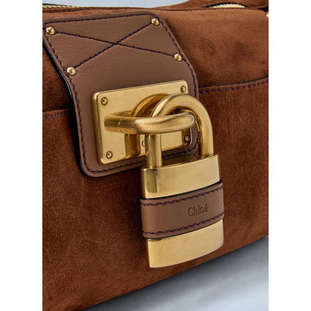 Chloé Women Paddington Suede Crossbody Bag - Picture 4 of 6